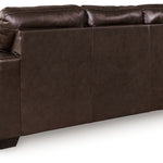 Ashley Furniture - Santorine Dark Brown Leather Sofa - Leather Match - Sofas - Additional View 4