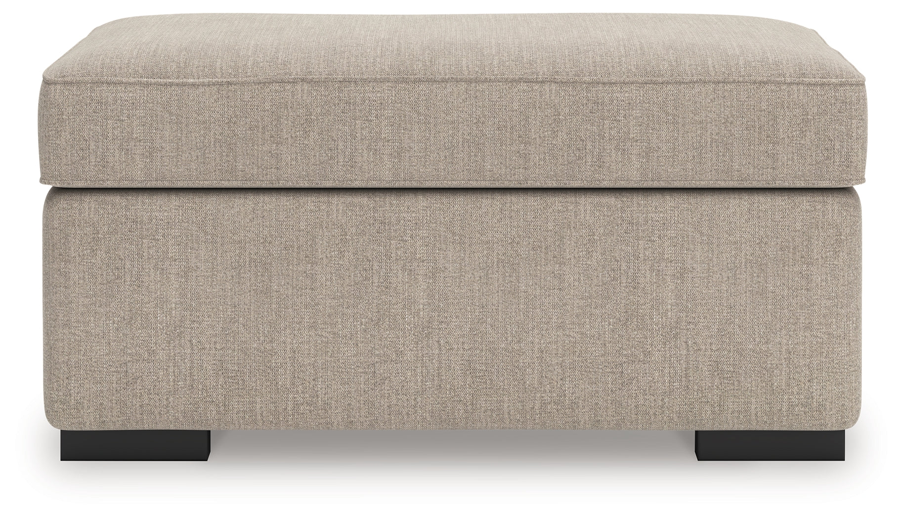 Ashley Furniture - SARAROSE HEATHER OTTOMAN - Beige Fabric - Ottomans - Additional View 2