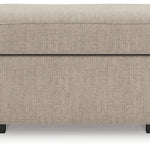 Ashley Furniture - SARAROSE HEATHER OTTOMAN - Beige Fabric - Ottomans - Additional View 2