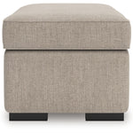 Ashley Furniture - SARAROSE HEATHER OTTOMAN - Beige Fabric - Ottomans - Additional View 3