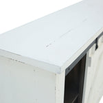 Sterling Barn Door Media Console - Aged White - Additional View 6