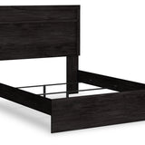 Ashley Furniture - Belachime Queen Panel Bed - Black - Wood - Beds - Additional View 2