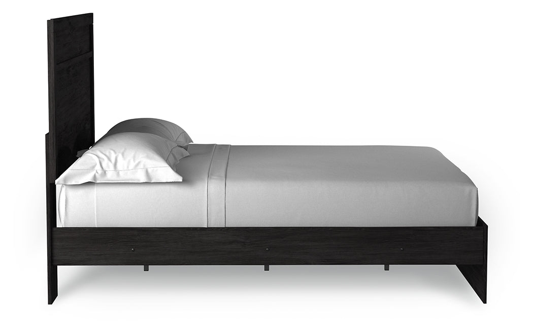 Ashley Furniture - Belachime Queen Panel Bed - Black - Wood - Beds - Additional View 5