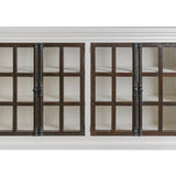 Titus Cabinet - White/Tobacco