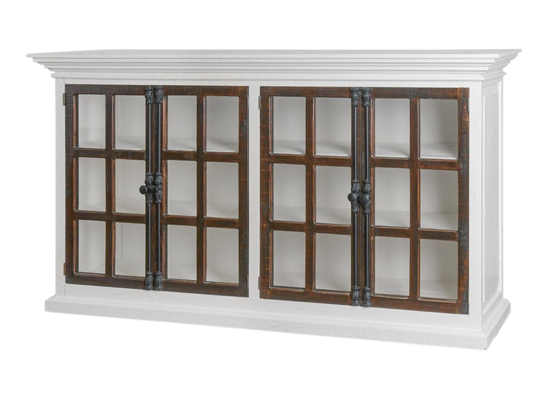 Titus Cabinet - White/Tobacco - Additional View 1