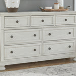 Ashley Furniture - Robbinsdale Dresser - White - Wood - Dresser & Mirror - Additional View 1