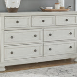 Ashley Furniture - Robbinsdale Dresser - White - Wood - Dresser & Mirror - Additional View 1