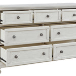 Ashley Furniture - Robbinsdale Dresser - White - Wood - Dresser & Mirror - Additional View 2
