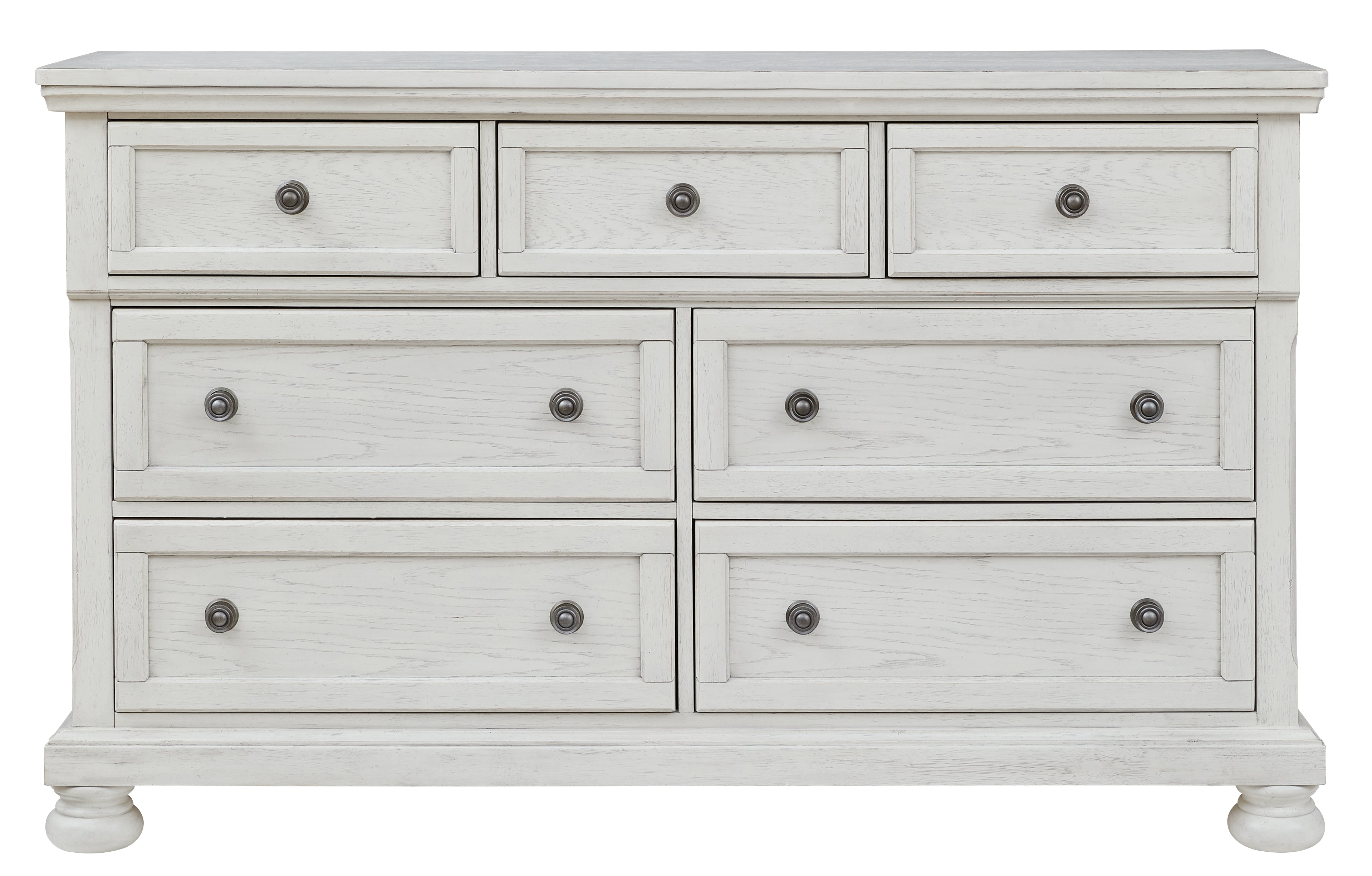 Ashley Furniture - Robbinsdale Dresser - White - Wood - Dresser & Mirror - Additional View 4
