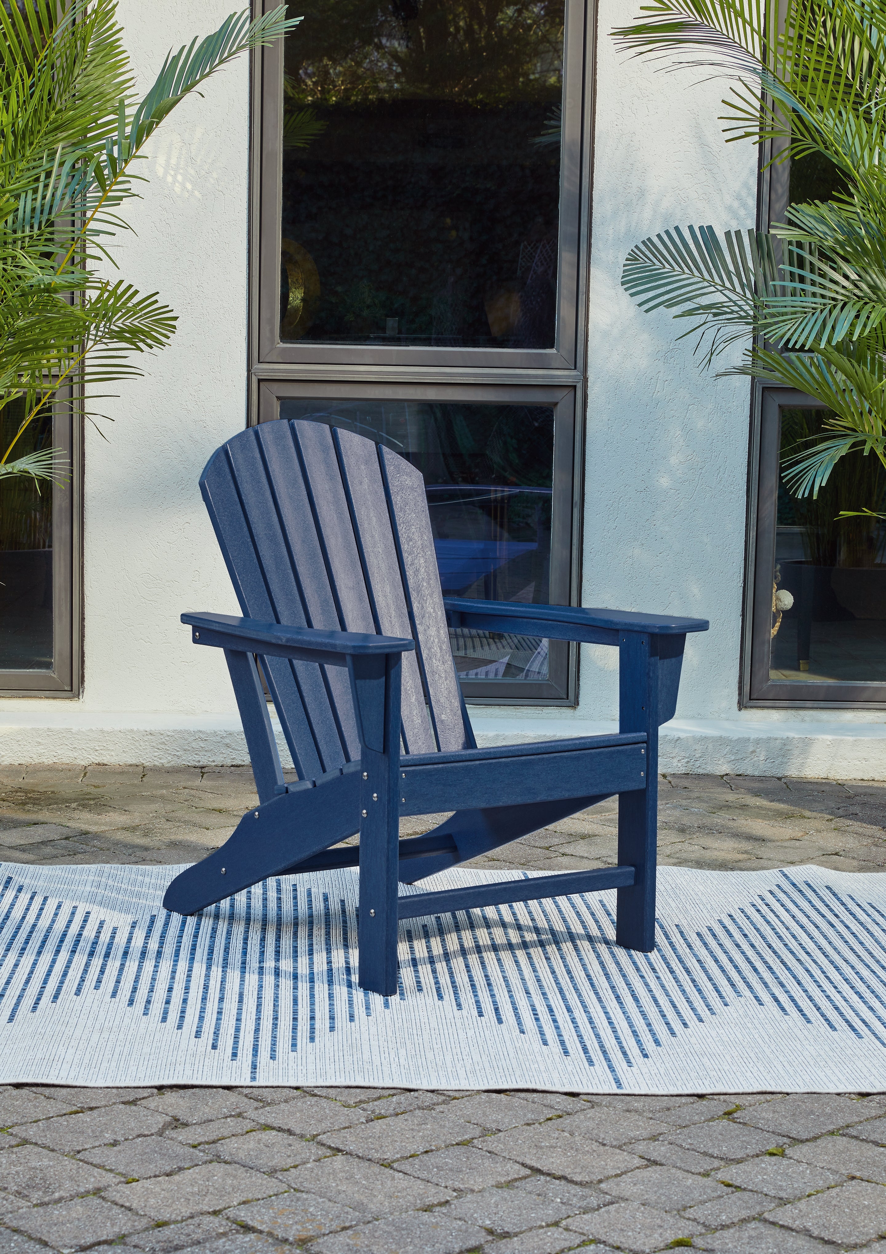 Ashley Furniture - Sundown Treasure Adirondack Chair - Blue - Chairs - Additional View 1