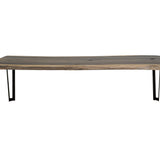 International Furniture Direct - PAROTA RIDGE DINING TABLE - Light Brown Wood - Tables