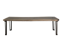 International Furniture Direct - PAROTA RIDGE DINING TABLE - Light Brown Wood - Tables