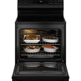 GE BLACK 30" FREE-STANDING ELECTRIC RANGE - Ranges - Additional View 3