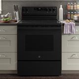 GE BLACK 30" FREE-STANDING ELECTRIC RANGE - Ranges - Additional View 5