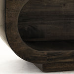 International Furniture Direct - RIVERBEND EMBER BENCH - Dark Brown|Beige Fabric|Wood - Benches - Additional View 2