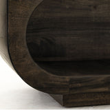 International Furniture Direct - RIVERBEND EMBER BENCH - Dark Brown|Beige Fabric|Wood - Benches - Additional View 2