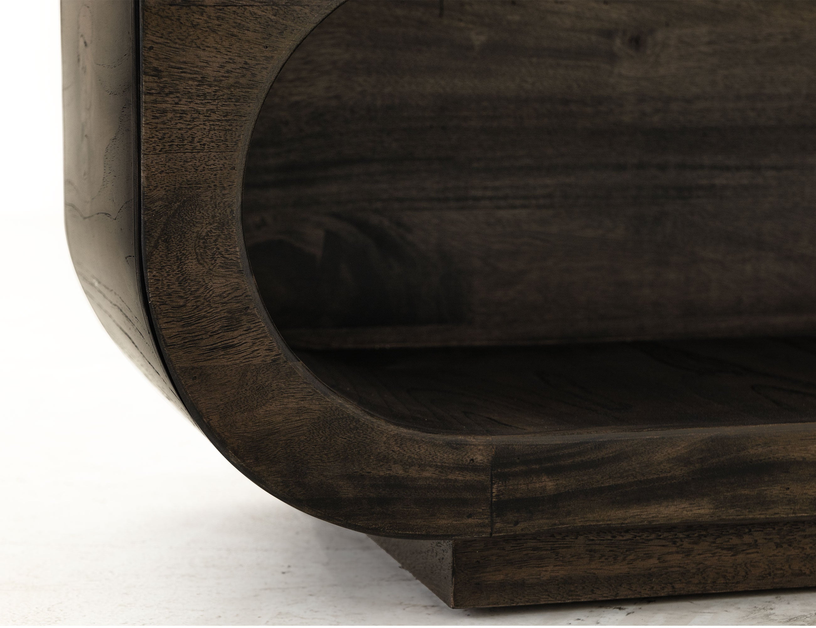 International Furniture Direct - RIVERBEND EMBER BENCH - Dark Brown|Beige Fabric|Wood - Benches - Additional View 2