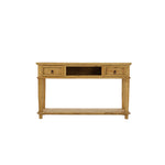 Lawman Console Table - Light Wax