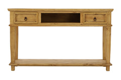 Lawman Console Table - Light Wax