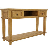 Lawman Console Table - Light Wax - Additional View 2