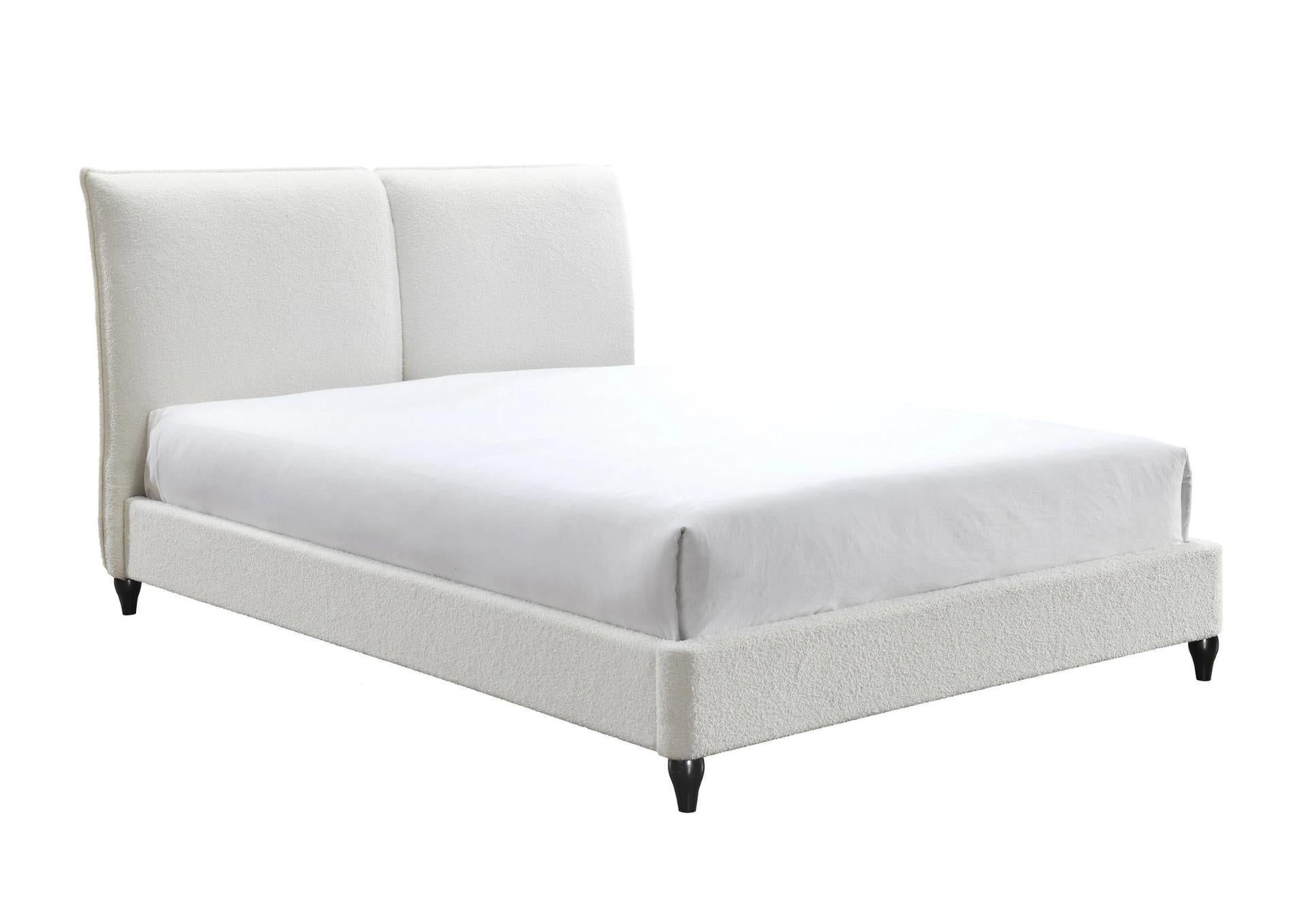 Jenn King Bed - White