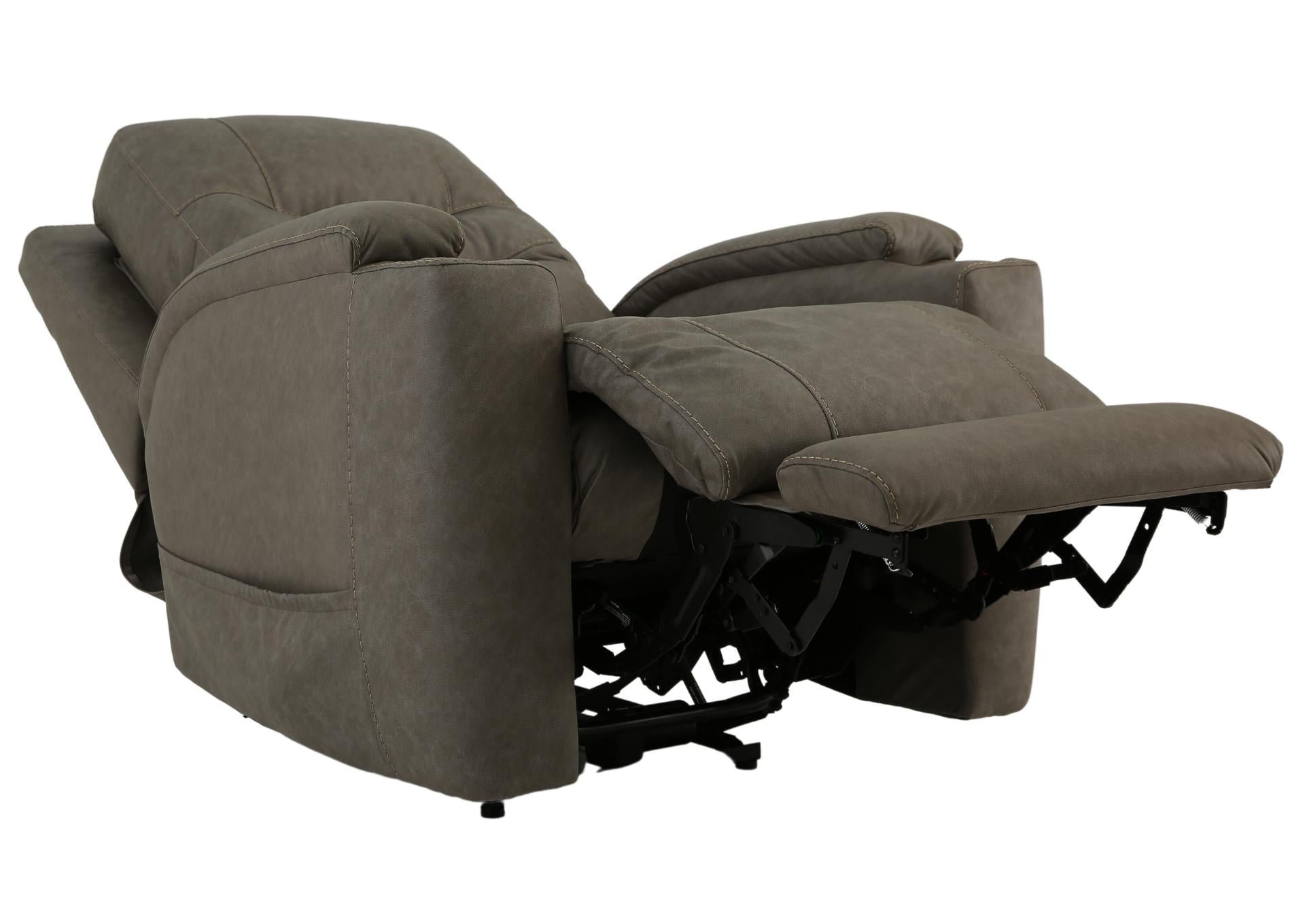 Turbo Power Recliner - Grey - Additional View 3