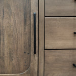 International Furniture Direct - TAMESIS CONSOLE TABLE - Dark Brown Wood - Tables - Additional View 4