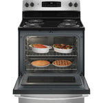 GE STAINLESS 5.0C 30" FREE-STANDING ELECTRIC RANGE - Pearl Silver|Black - Ranges - Additional View 2