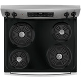 GE STAINLESS 5.0C 30" FREE-STANDING ELECTRIC RANGE - Pearl Silver|Black - Ranges - Additional View 3