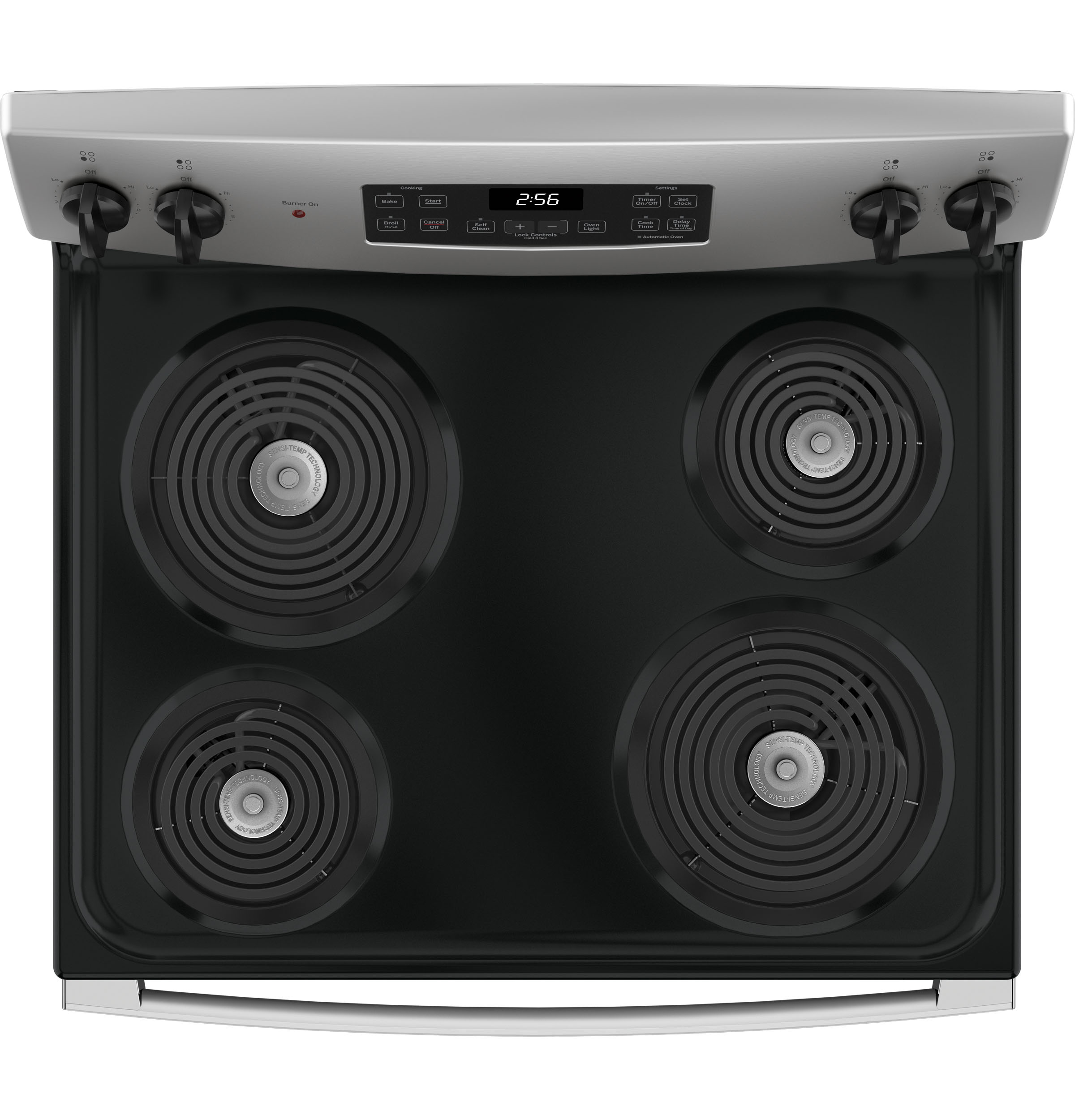 GE STAINLESS 5.0C 30" FREE-STANDING ELECTRIC RANGE - Pearl Silver|Black - Ranges - Additional View 3