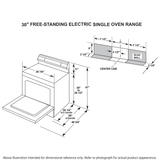GE STAINLESS 5.0C 30" FREE-STANDING ELECTRIC RANGE - Pearl Silver|Black - Ranges - Additional View 9