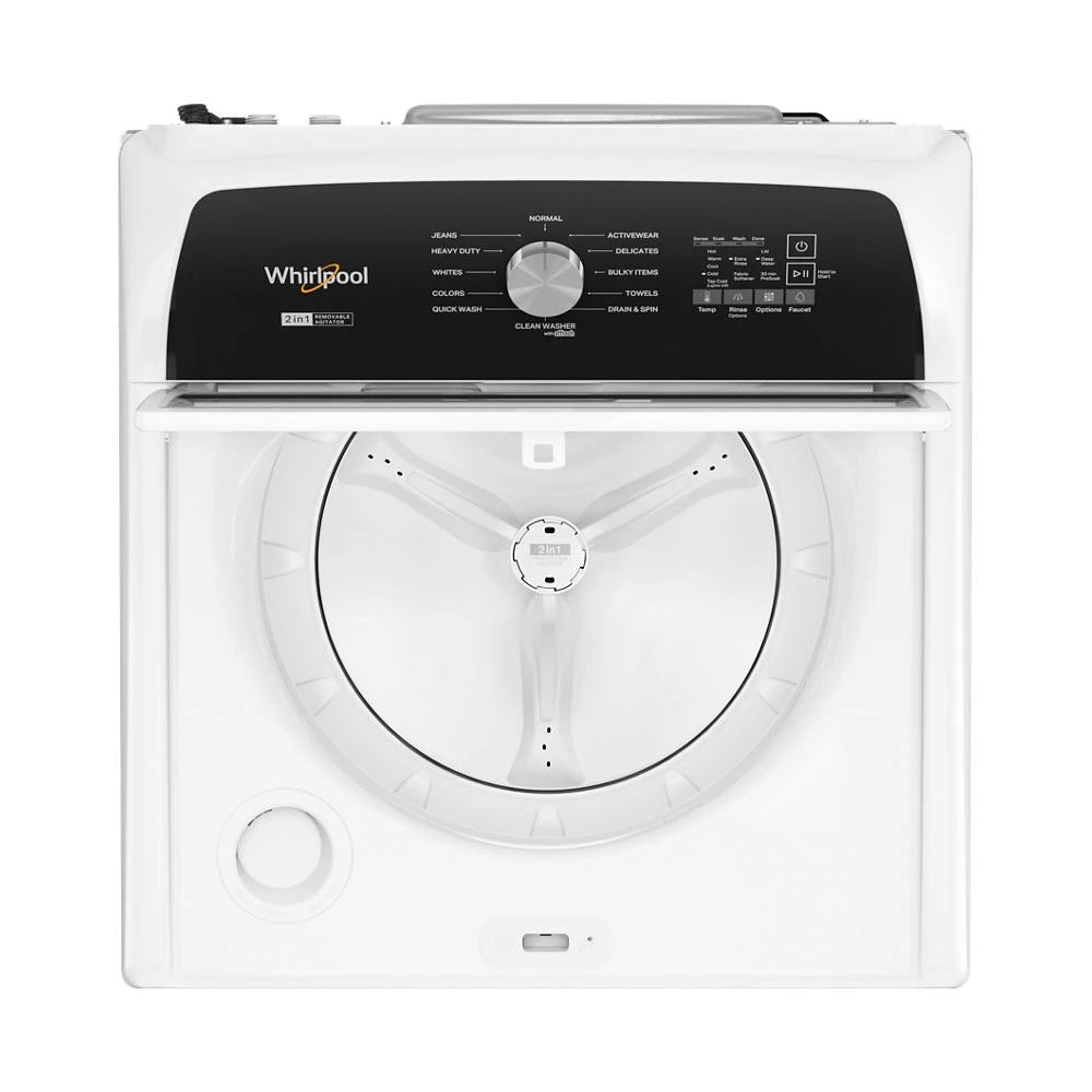 WHIRLPOOL WHITE 4.7CU TOP LOAD WASHER WITH 2-IN-1 REMOVABLE AGITATOR - Washers - Additional View 4