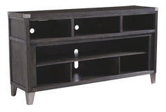 Ashley Furniture - TODOE MEDIA STAND - Gray Wood - TV Stands