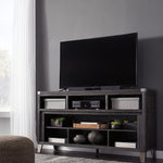 Ashley Furniture - TODOE MEDIA STAND - Gray Wood - TV Stands - Additional View 1