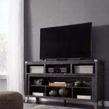 Ashley Furniture - TODOE MEDIA STAND - Gray Wood - TV Stands - Additional View 1