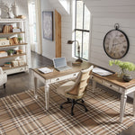 Ashley Furniture - REALYN HOME OFFICE DESK WITH RETURN - Light Brown Wood - Desks - Additional View 13