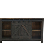 Sterling Barn Door Media Console - Rough Antique - Additional View 1