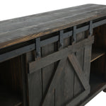 Sterling Barn Door Media Console - Rough Antique - Additional View 5