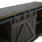 Sterling Barn Door Media Console - Rough Antique - Additional View 5