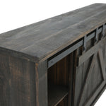 Sterling Barn Door Media Console - Rough Antique - Additional View 6