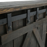 Sterling Barn Door Media Console - Rough Antique - Additional View 7