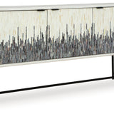 Ashley Furniture - FREYTON ACCENT CABINET - White Wood - Cabinets
