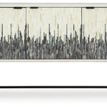 Ashley Furniture - FREYTON ACCENT CABINET - White Wood - Cabinets - Additional View 3
