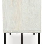 Ashley Furniture - FREYTON ACCENT CABINET - White Wood - Cabinets - Additional View 4