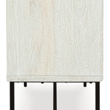 Ashley Furniture - FREYTON ACCENT CABINET - White Wood - Cabinets - Additional View 4