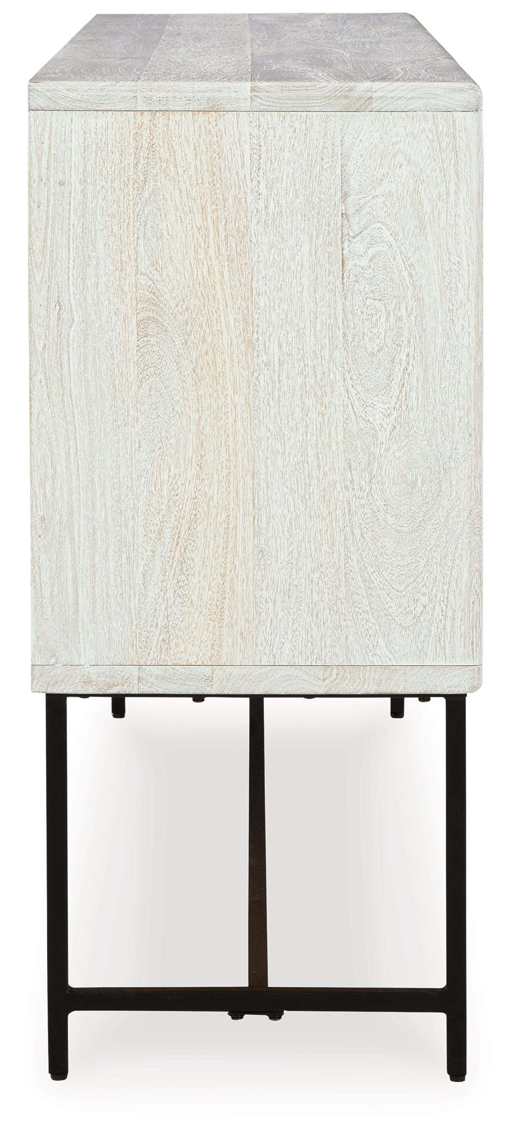 Ashley Furniture - FREYTON ACCENT CABINET - White Wood - Cabinets - Additional View 4