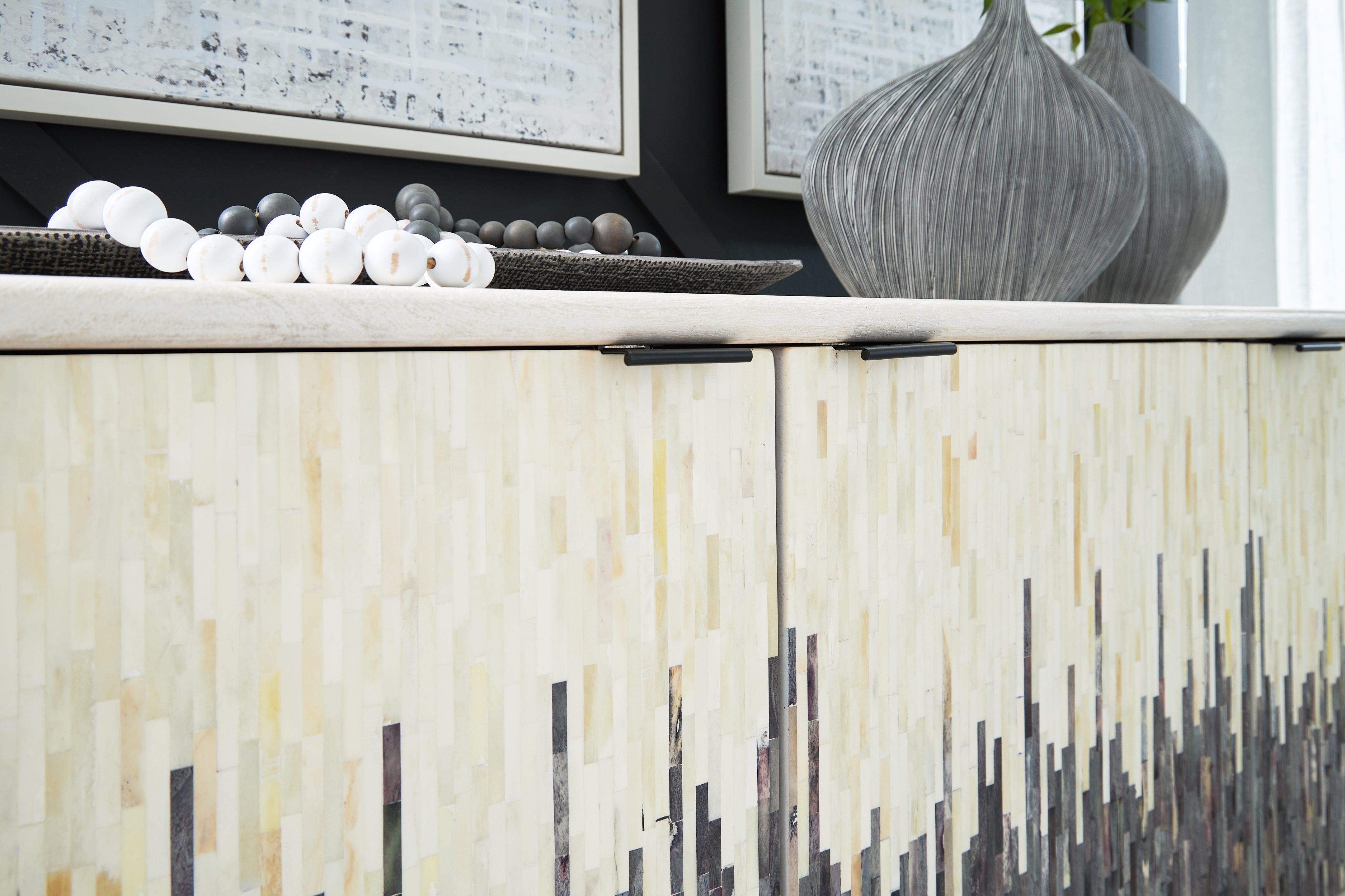 Ashley Furniture - FREYTON ACCENT CABINET - White Wood - Cabinets - Additional View 6