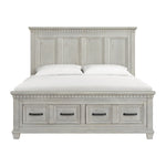 Elements International - Mccoy King Bed - Antique White - Wood - Beds - Additional View 2