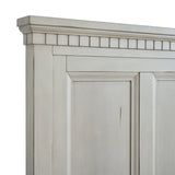 Elements International - Mccoy King Bed - Antique White - Wood - Beds - Additional View 5