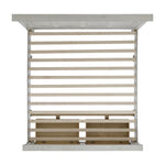 Elements International - Mccoy King Bed - Antique White - Wood - Beds - Additional View 8